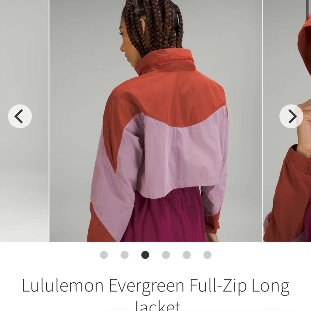 Lululemon Athletica Women's Red and Purple Ski Jacket - Picture 5 of 9